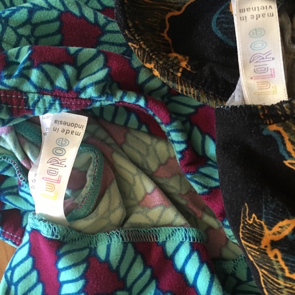 -9 Lularoe Tall & Curvy Leggings - Picture 7 of 8